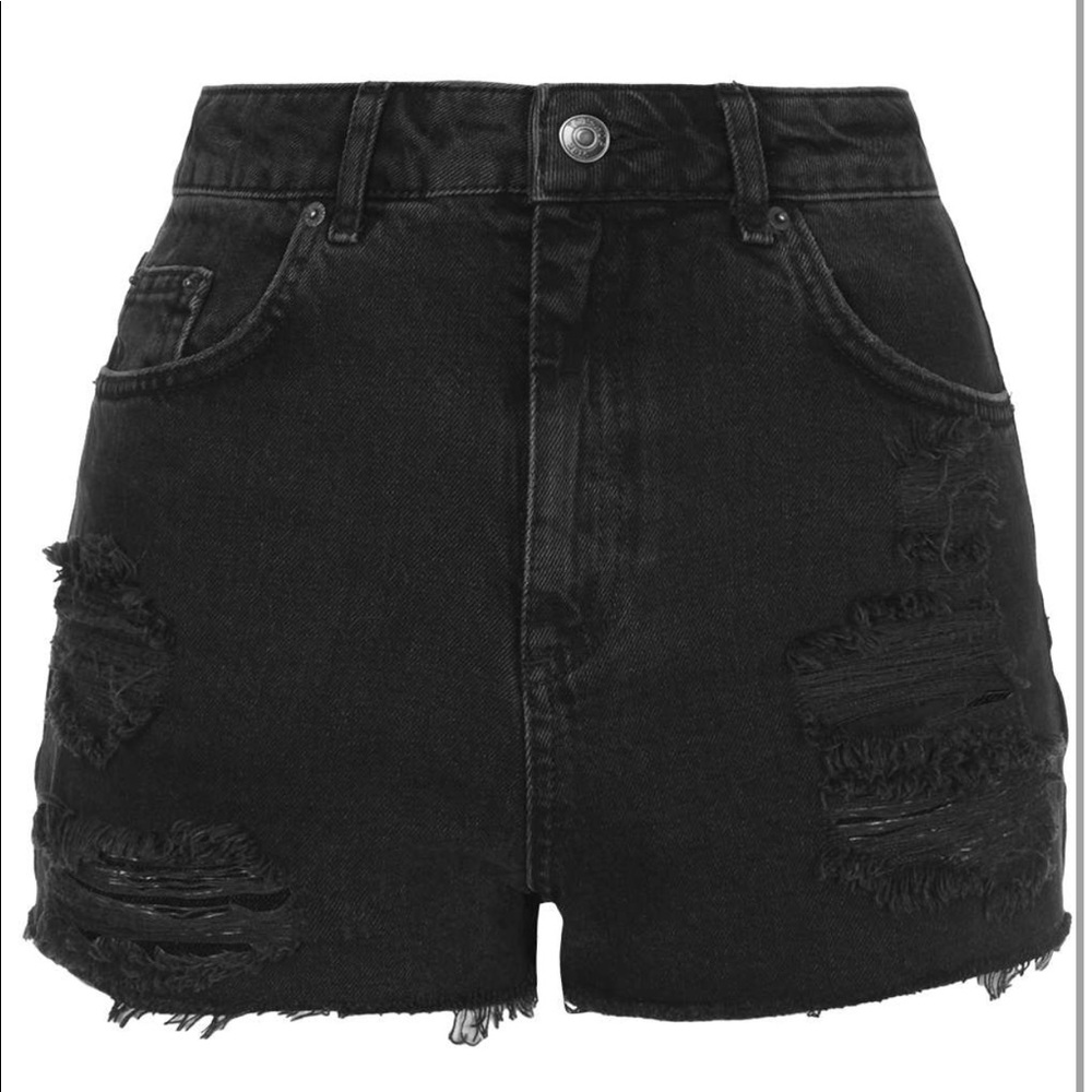 Topshop Moto Mom Shorts